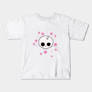 Emily the strange cute skull Kids T-Shirt